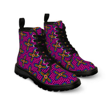 Load image into Gallery viewer, Vibrant Blossom -Women&#39;s Canvas Boots
