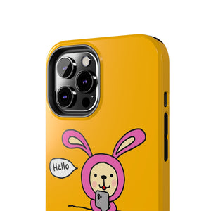 Hello Bunny-Tough Phone Cases