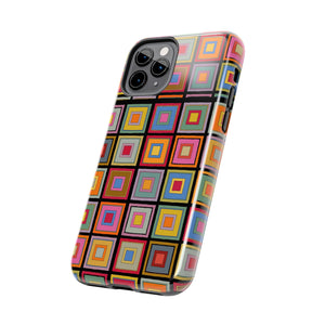 Colorful Square-Tough Phone Cases