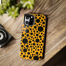 画像をギャラリービューアに読み込む, Yellow with black dots - Phone Cases
