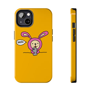 Hello Bunny-Tough Phone Cases