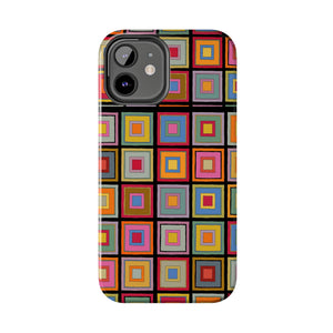 Colorful Square-Tough Phone Cases