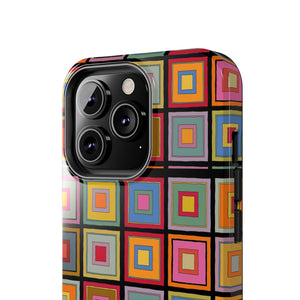 Colorful Square-Tough Phone Cases