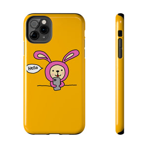 Hello Bunny-Tough Phone Cases