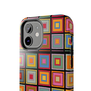 Colorful Square-Tough Phone Cases