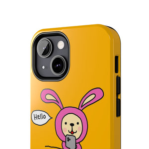 Hello Bunny-Tough Phone Cases