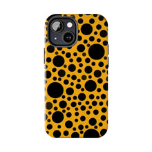 画像をギャラリービューアに読み込む, Yellow with black dots - Phone Cases
