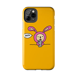 Hello Bunny-Tough Phone Cases