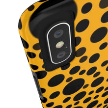 画像をギャラリービューアに読み込む, Yellow with black dots - Phone Cases
