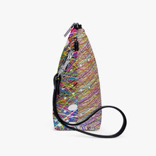 Load image into Gallery viewer, Rainbow Threads- Zipper Sling Bag
