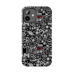 Everything is Perfect on Black-Tough Phone Cases