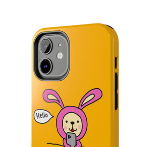 Hello Bunny-Tough Phone Cases