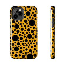 画像をギャラリービューアに読み込む, Yellow with black dots - Phone Cases
