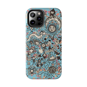 Unknown World in blue- Phone Cases