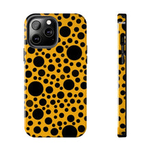 画像をギャラリービューアに読み込む, Yellow with black dots - Phone Cases
