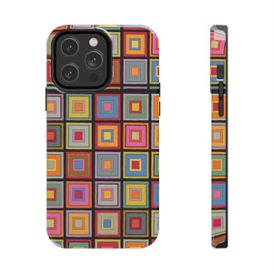 Colorful Square-Tough Phone Cases