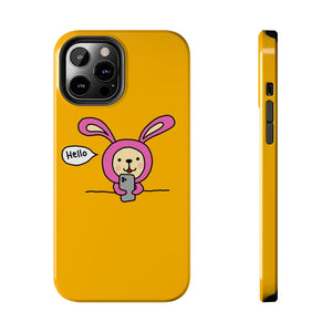 Hello Bunny-Tough Phone Cases