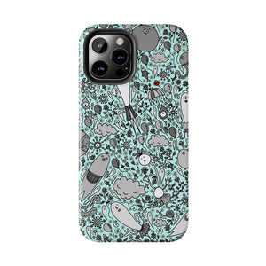 Deram in Turqoise-Tough Phone Cases