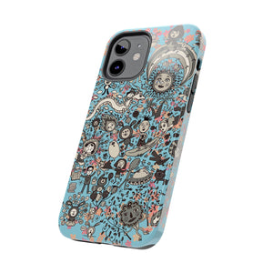 Unknown World in blue- Phone Cases