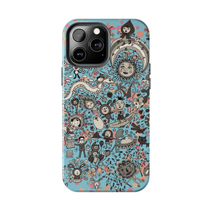 Unknown World in blue- Phone Cases