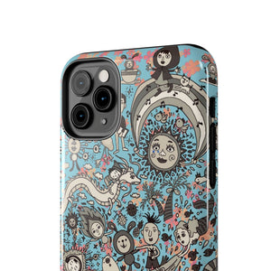 Unknown World in blue- Phone Cases