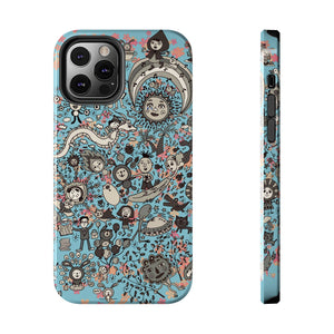 Unknown World in blue- Phone Cases