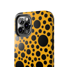 画像をギャラリービューアに読み込む, Yellow with black dots - Phone Cases
