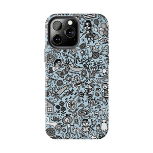 Good time in Blue-Tough Phone Cases