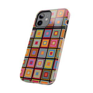 Colorful Square-Tough Phone Cases