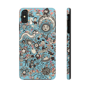 Unknown World in blue- Phone Cases