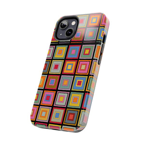 Colorful Square-Tough Phone Cases