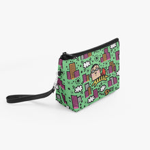 Load image into Gallery viewer, 288. ‘Tiger Human’ Zipper Makeup Bag with Wrist Strap
