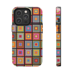 Colorful Square-Tough Phone Cases