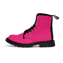 Load image into Gallery viewer, Just Pink -Women&#39;s Canvas Boots
