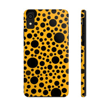 画像をギャラリービューアに読み込む, Yellow with black dots - Phone Cases
