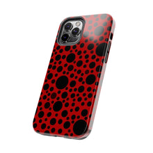 画像をギャラリービューアに読み込む, Red with black dots-Tough Phone Cases
