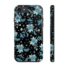 Load image into Gallery viewer, Blue Flowers-Tough Phone Cases
