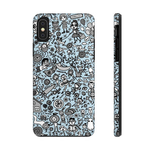 Good time in Blue-Tough Phone Cases