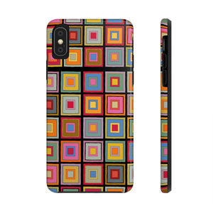 Colorful Square-Tough Phone Cases