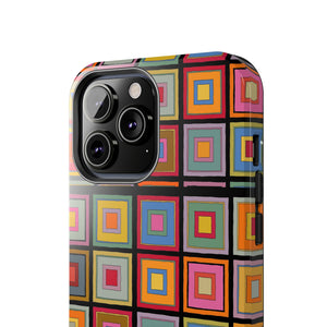 Colorful Square-Tough Phone Cases