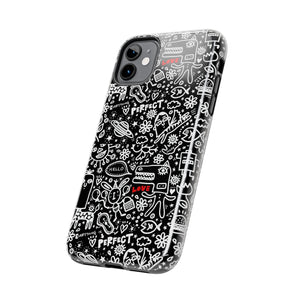 Everything is Perfect on Black-Tough Phone Cases