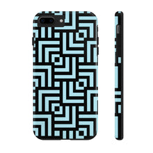 Load image into Gallery viewer, Square chevron Blue-Tough Phone Cases
