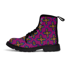 Load image into Gallery viewer, Vibrant Blossom -Women&#39;s Canvas Boots
