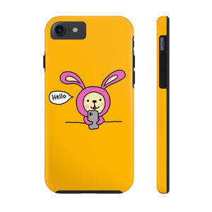 Hello Bunny-Tough Phone Cases