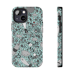 Deram in Turqoise-Tough Phone Cases