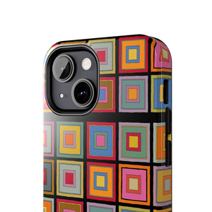 Colorful Square-Tough Phone Cases