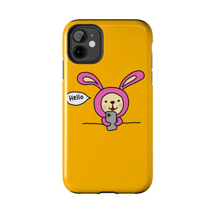 Hello Bunny-Tough Phone Cases