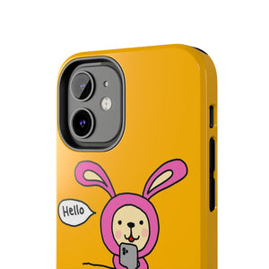 Hello Bunny-Tough Phone Cases