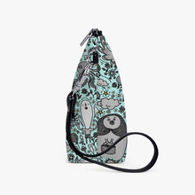 Load image into Gallery viewer, Dream in Turqoise- Zipper Sling  Bag
