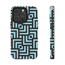 Load image into Gallery viewer, Square chevron Blue-Tough Phone Cases
